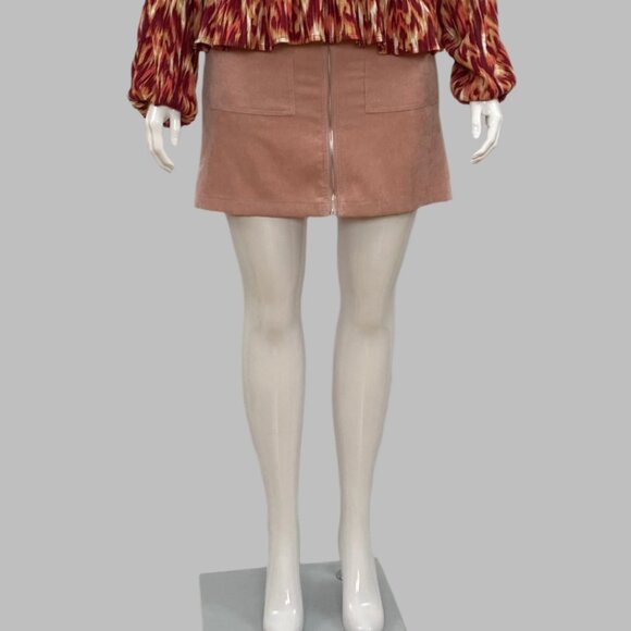 SisterS Point pink corduroy skirt - Picture 3 of 4